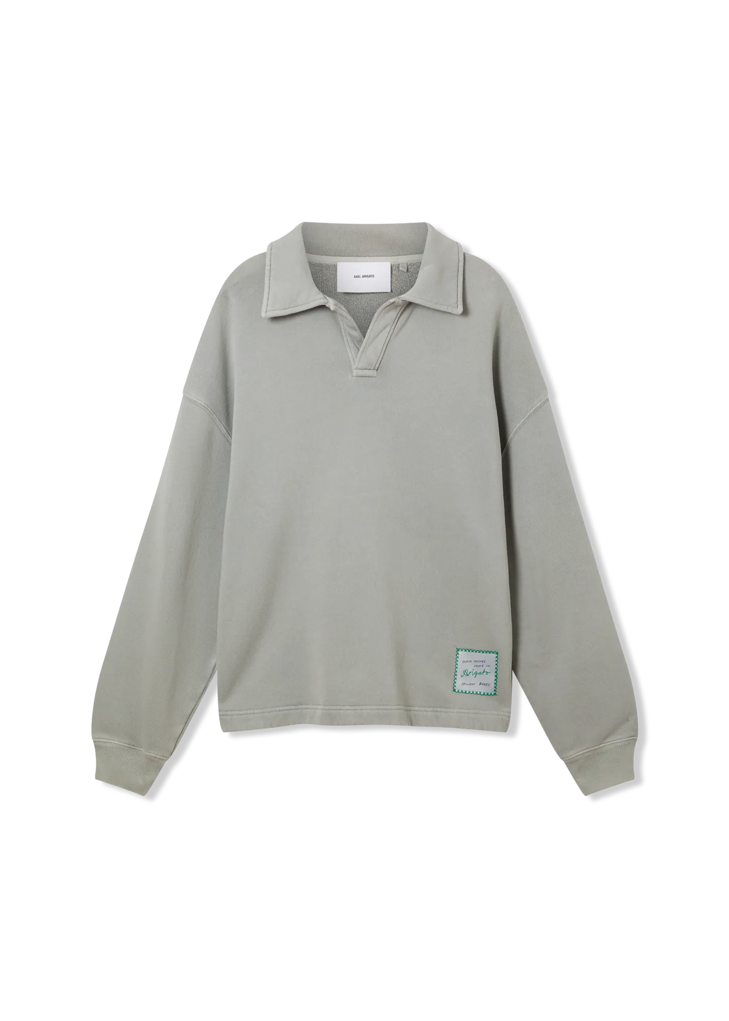 Alba Washed Polo Sweater