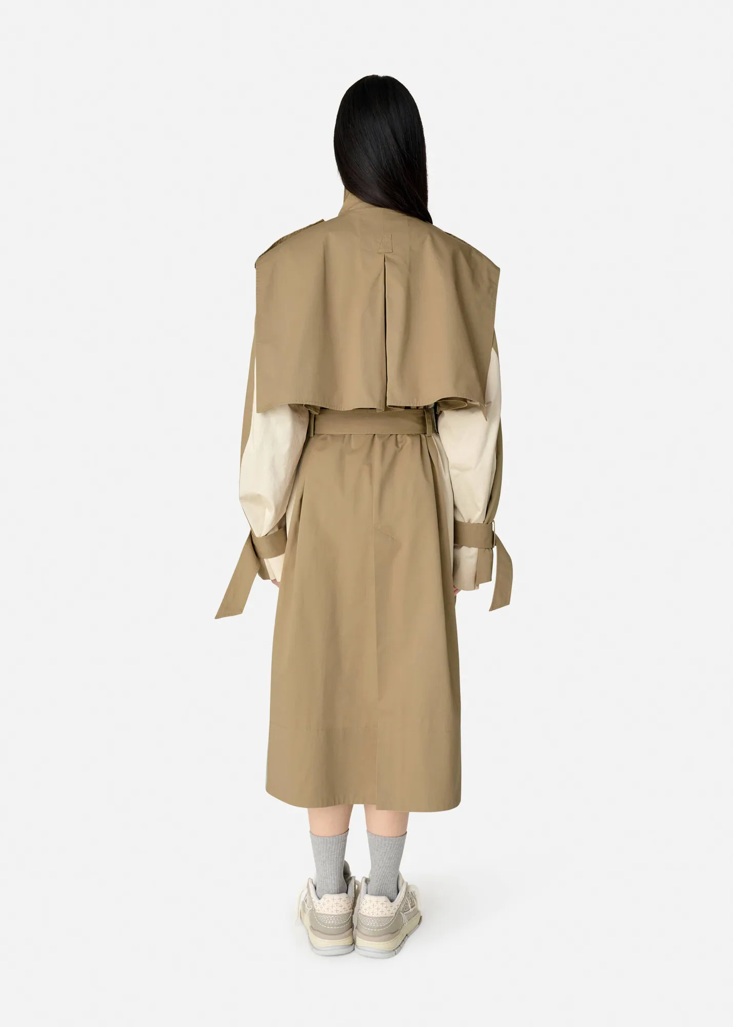 Split Trench Coat