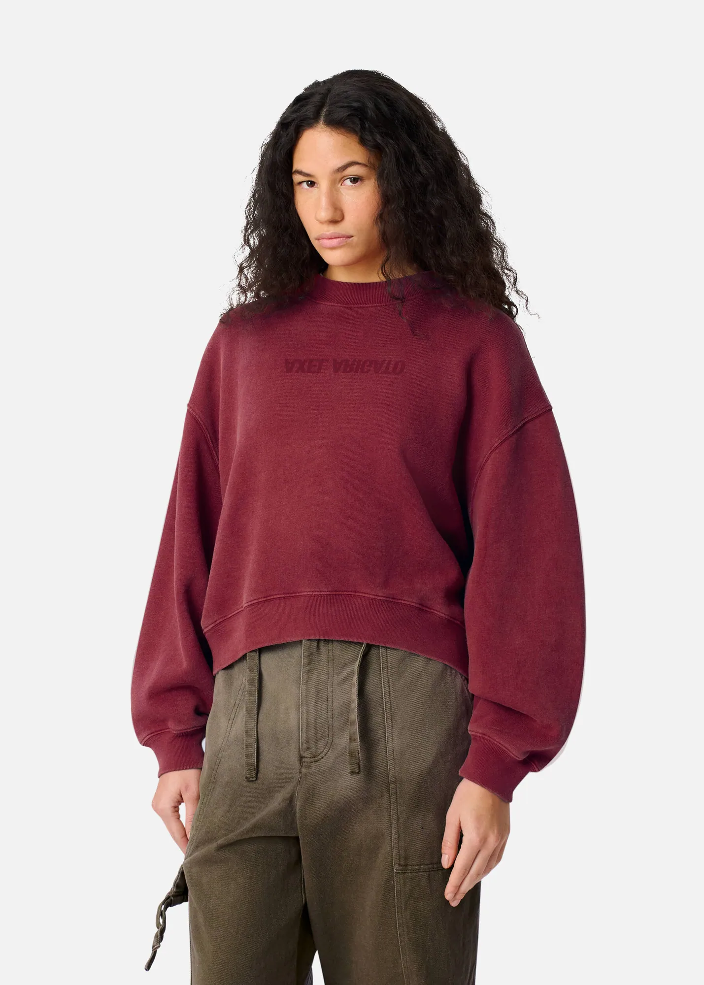 Distort Washed Sweatshirt