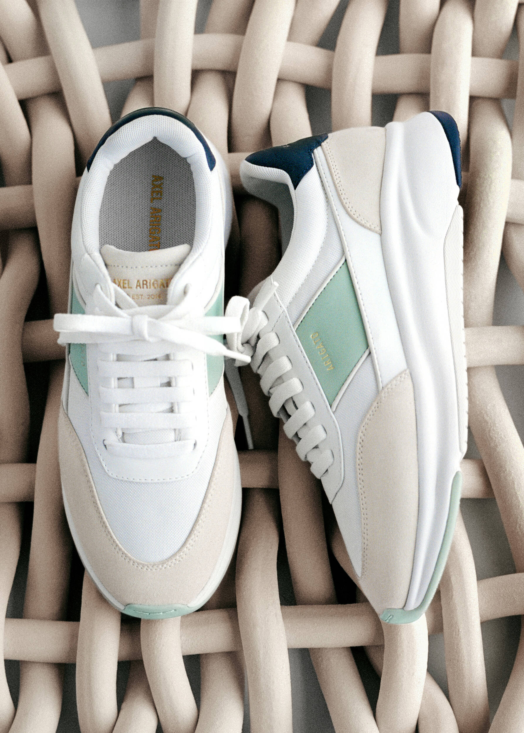 スニーカー AXEL ARIGATO Genesis Neo Runner Sneakers Grey/Orange AXEL ARIGATO - Genesis Neo Runner