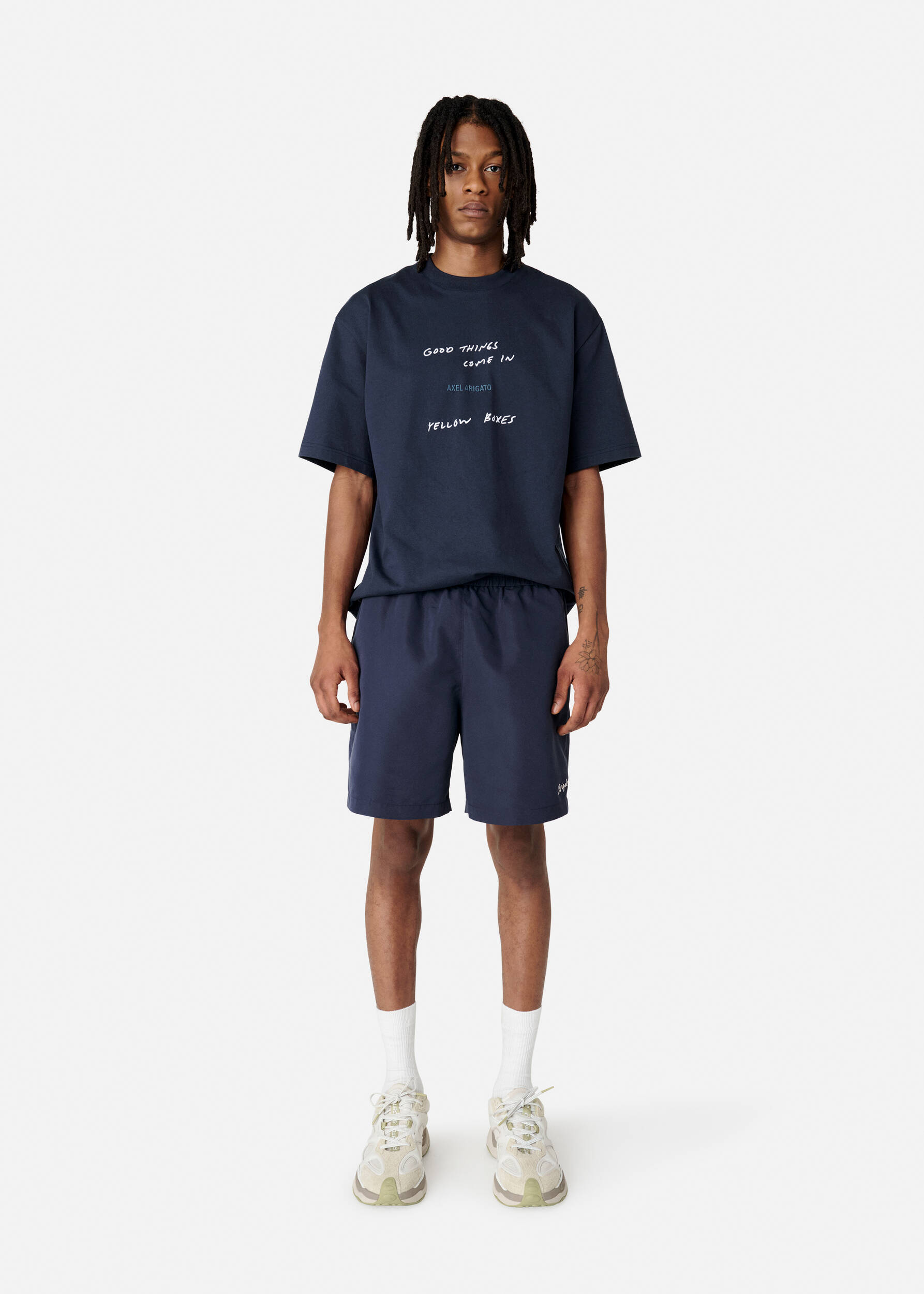 Axel Arigato Grade straight-leg Trousers | Black | FARFETCH FI