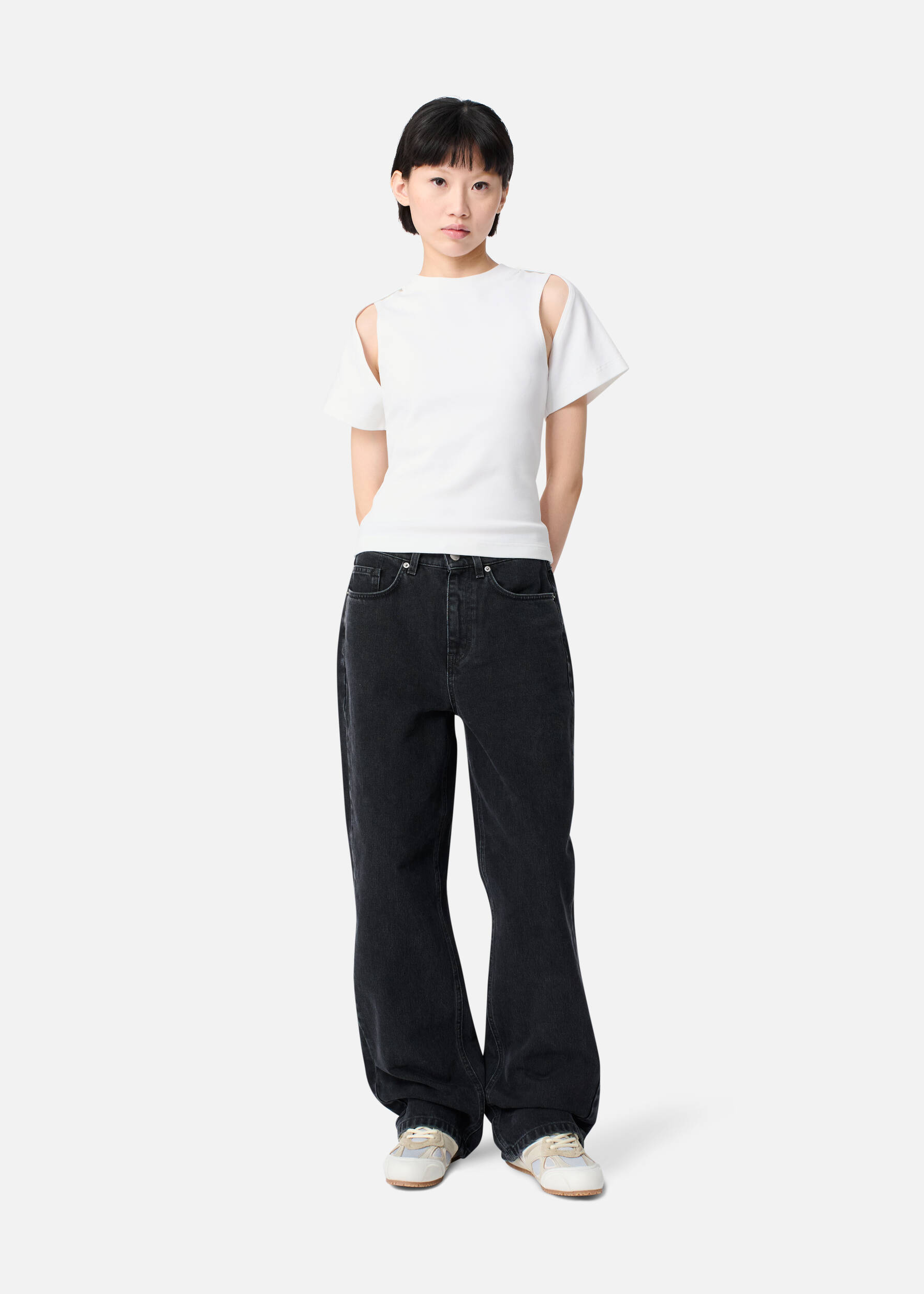 ★AXEL ARIGATO★アナウォッシュド半袖Tシャツ alexander wang - ACID WASHED CLASSIC SPORT SLEEVE TEE W