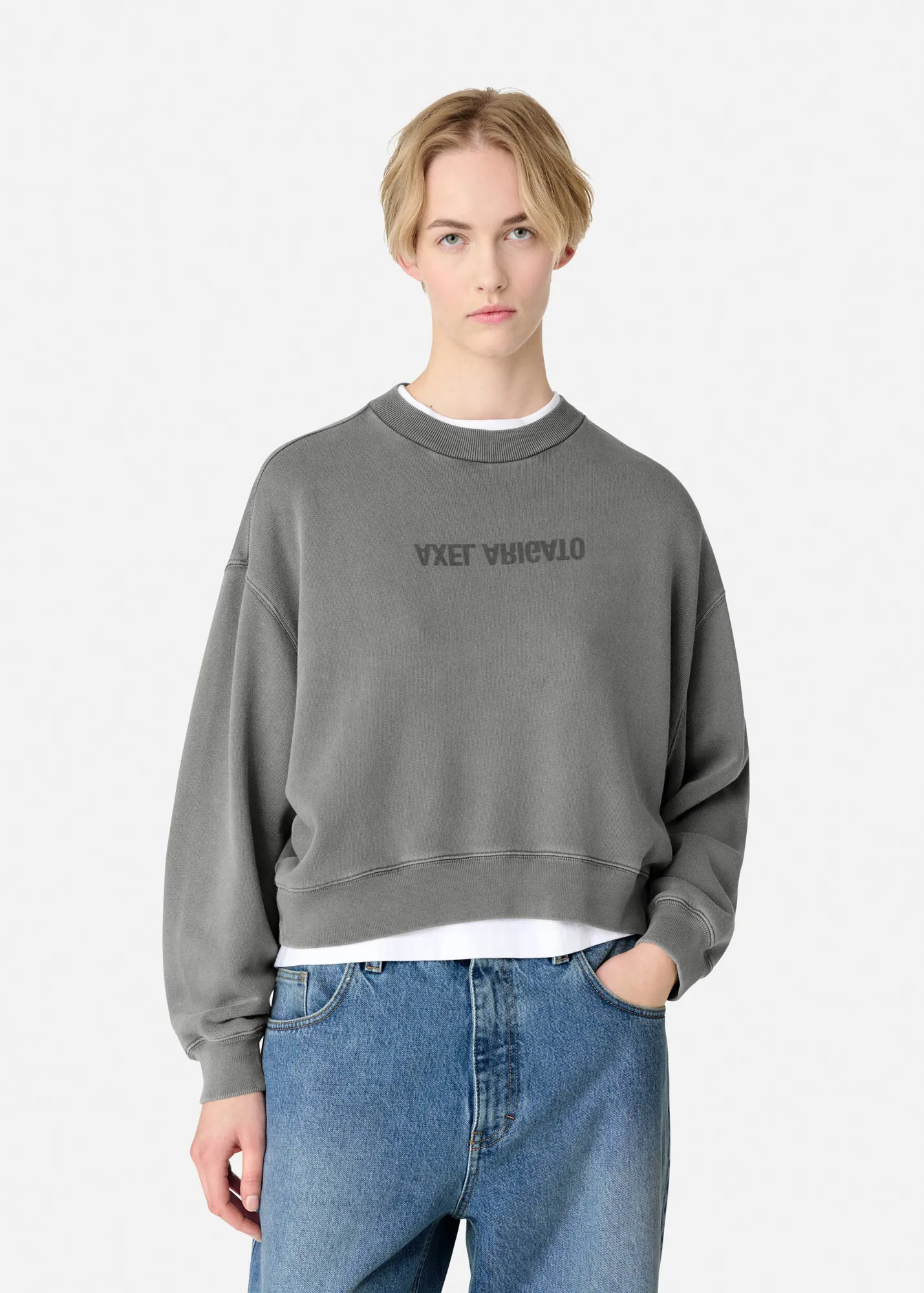 Distort Washed Sweatshirt