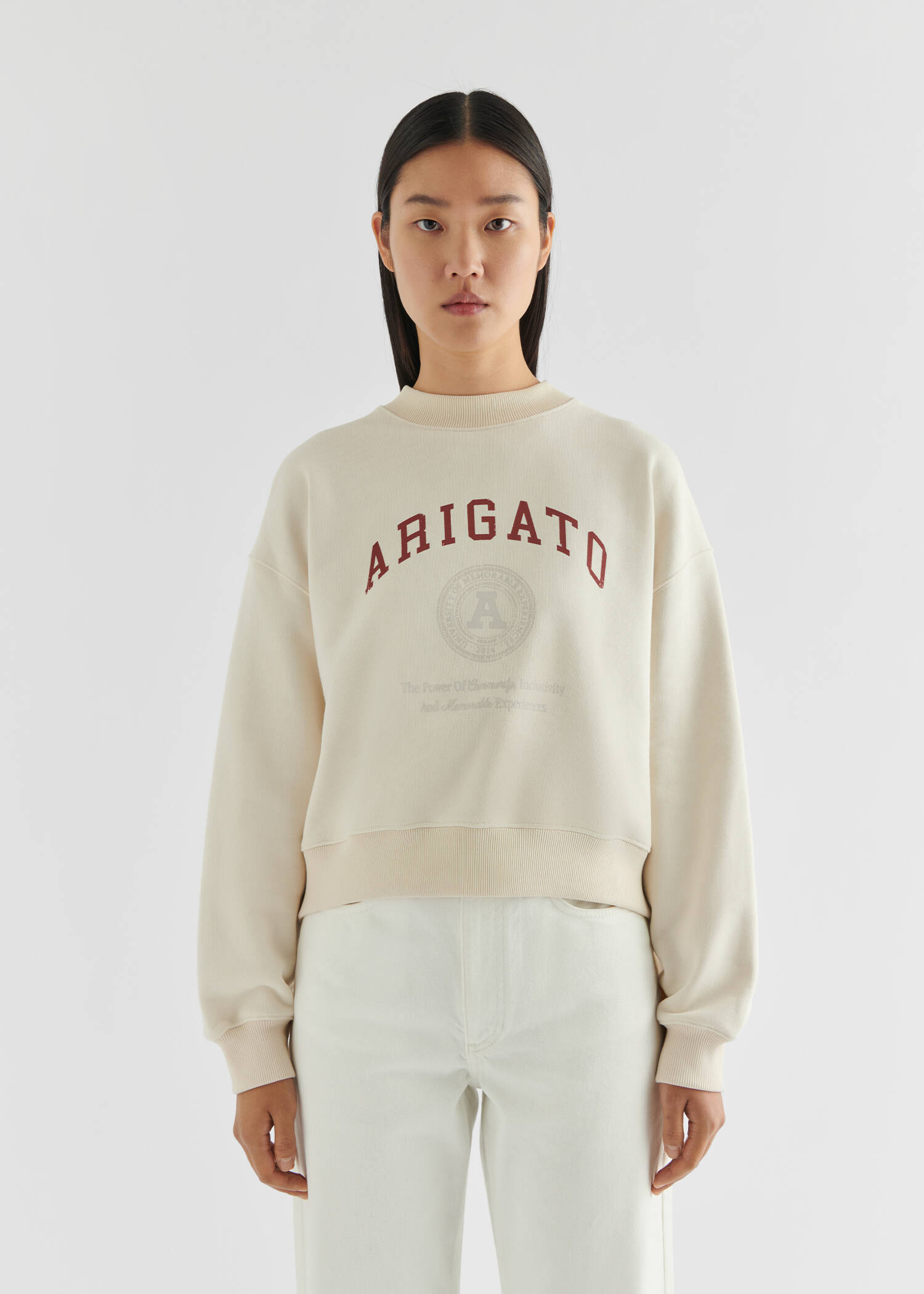 AXEL ARIGATO 売れ筋商品|||アクセルアリガト パーカー・スウェットシャツ アウター レディース Sweatshirts Beige Axel Arigato Beige Core Sweater Axel Arigato