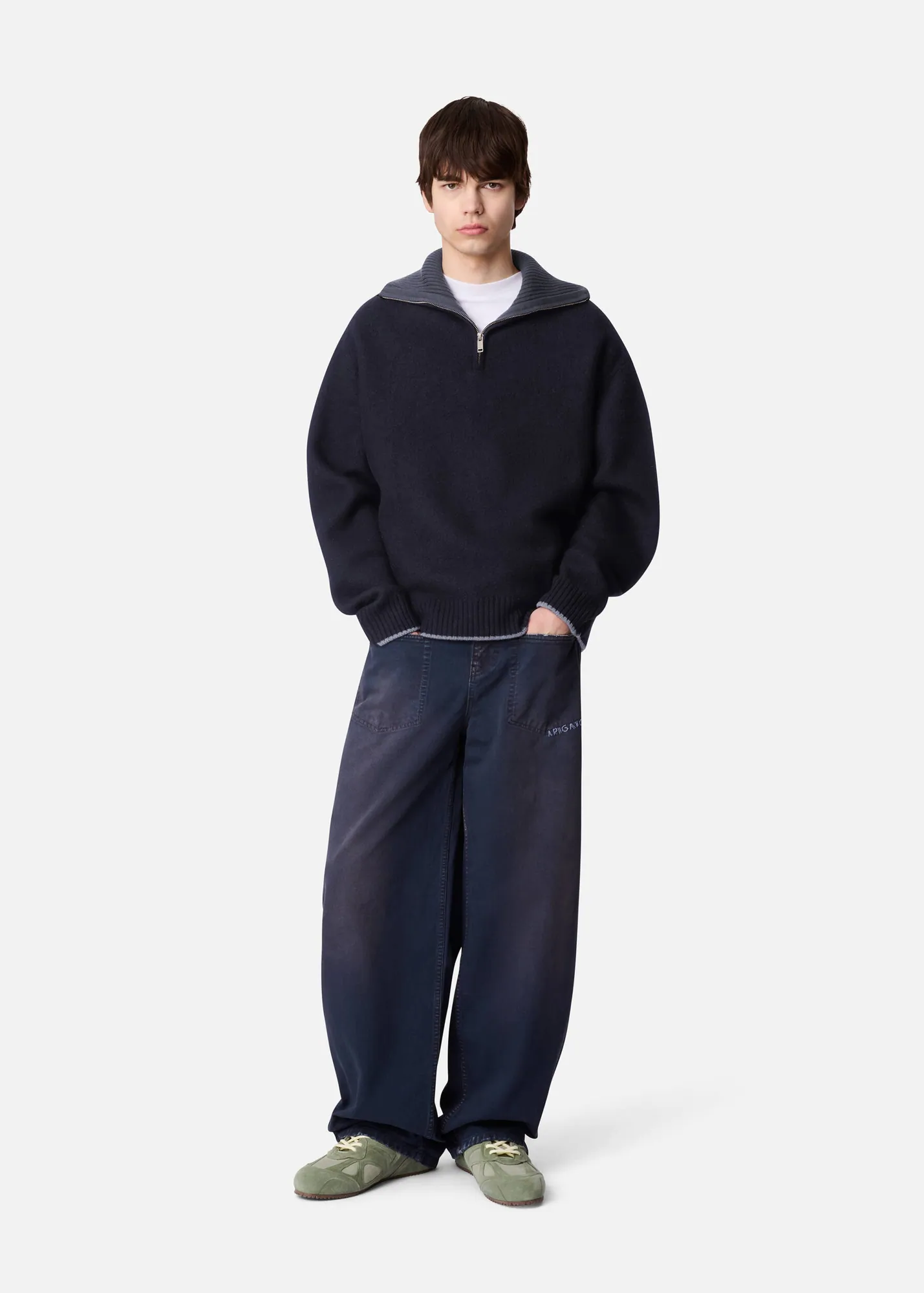 Trace Half Zip Sweater