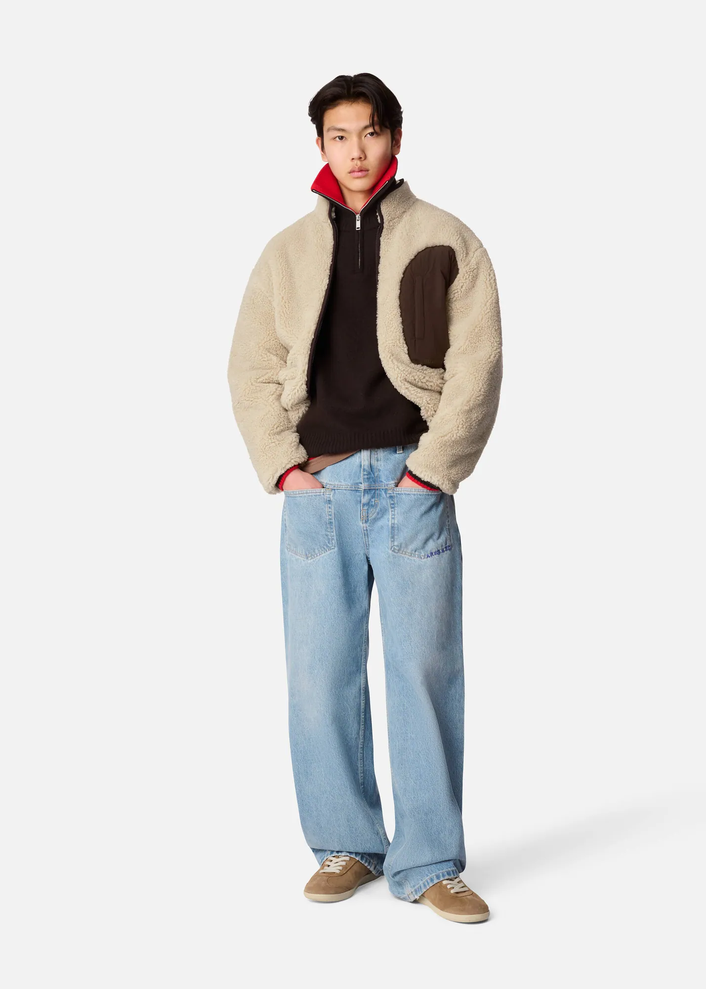 Trace Half Zip Sweater