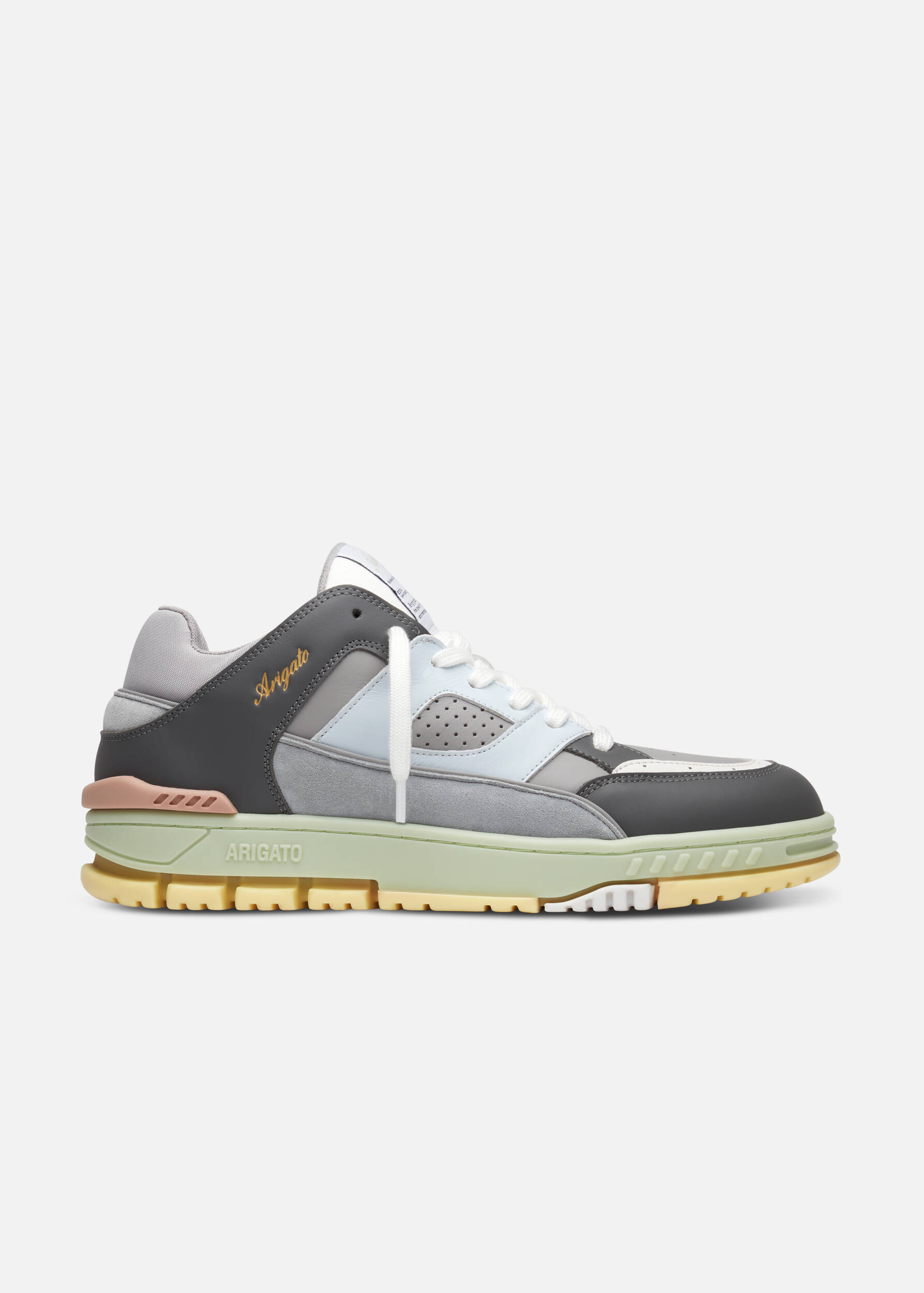 【関税込み】Axel Arigato グレー Area Patchwork スニーカー Axel Arigato Area Patchwork Sneakers | Grey | FARFETCH