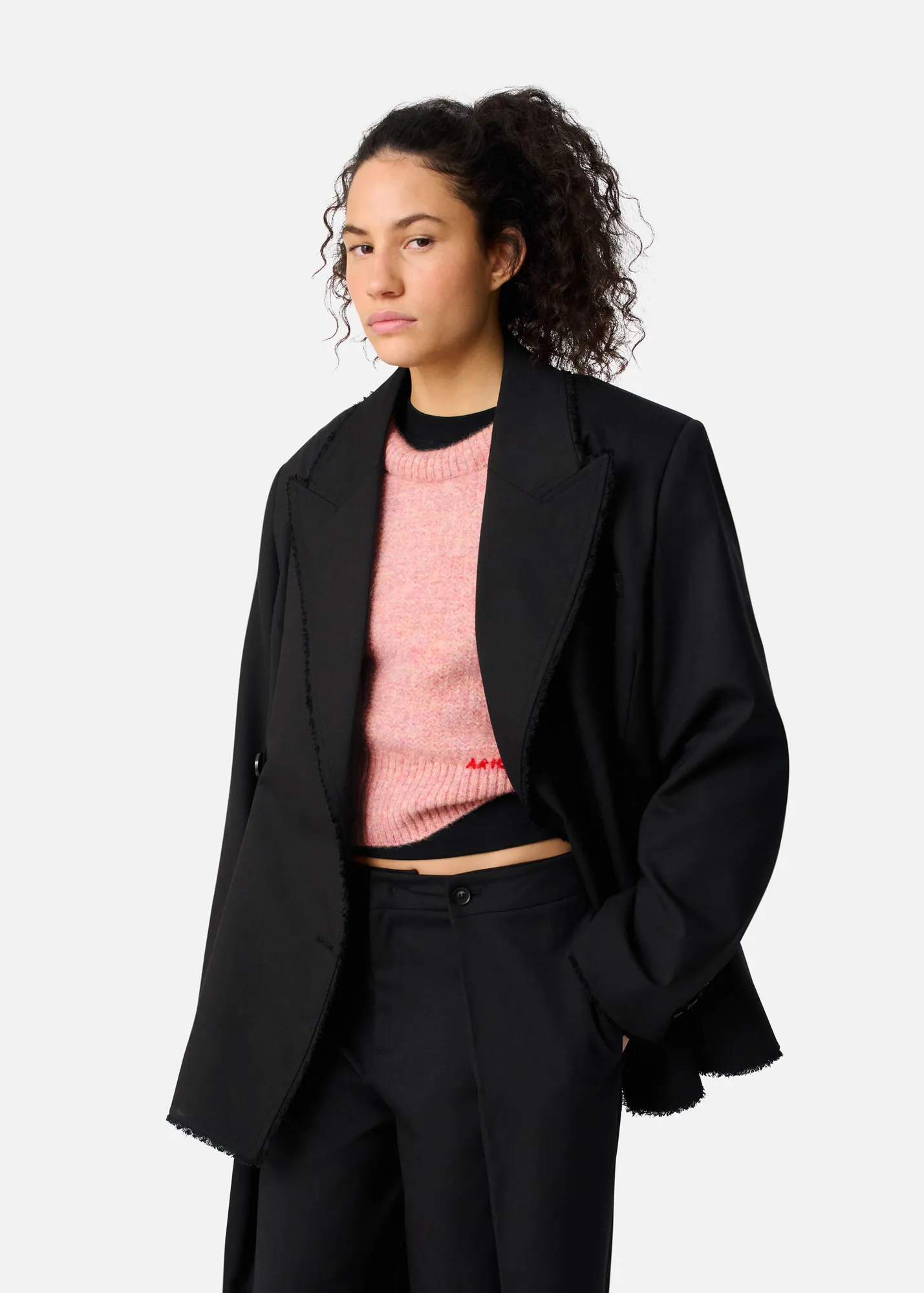 Thea Frayed Blazer