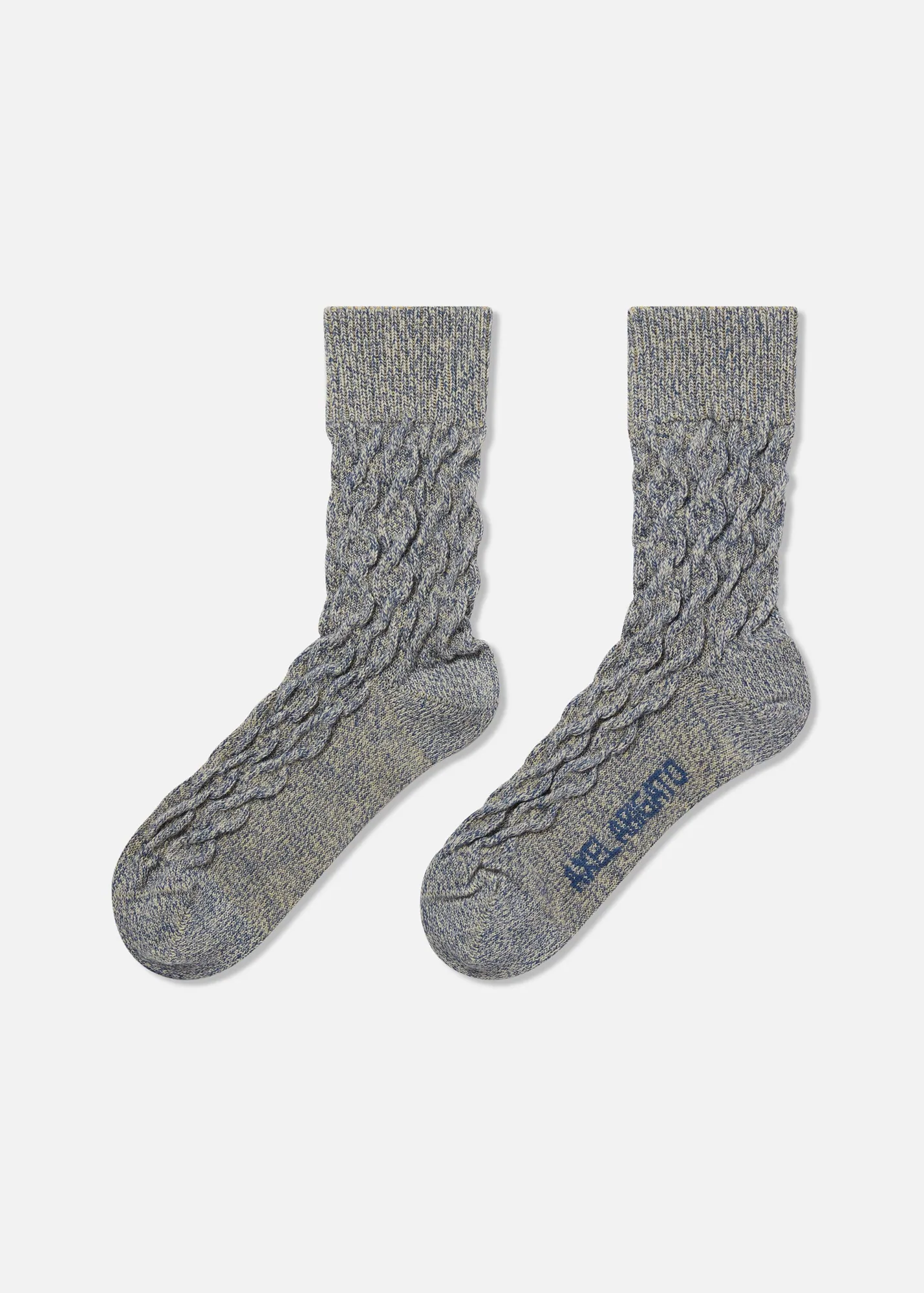 Cable Mélange Socks