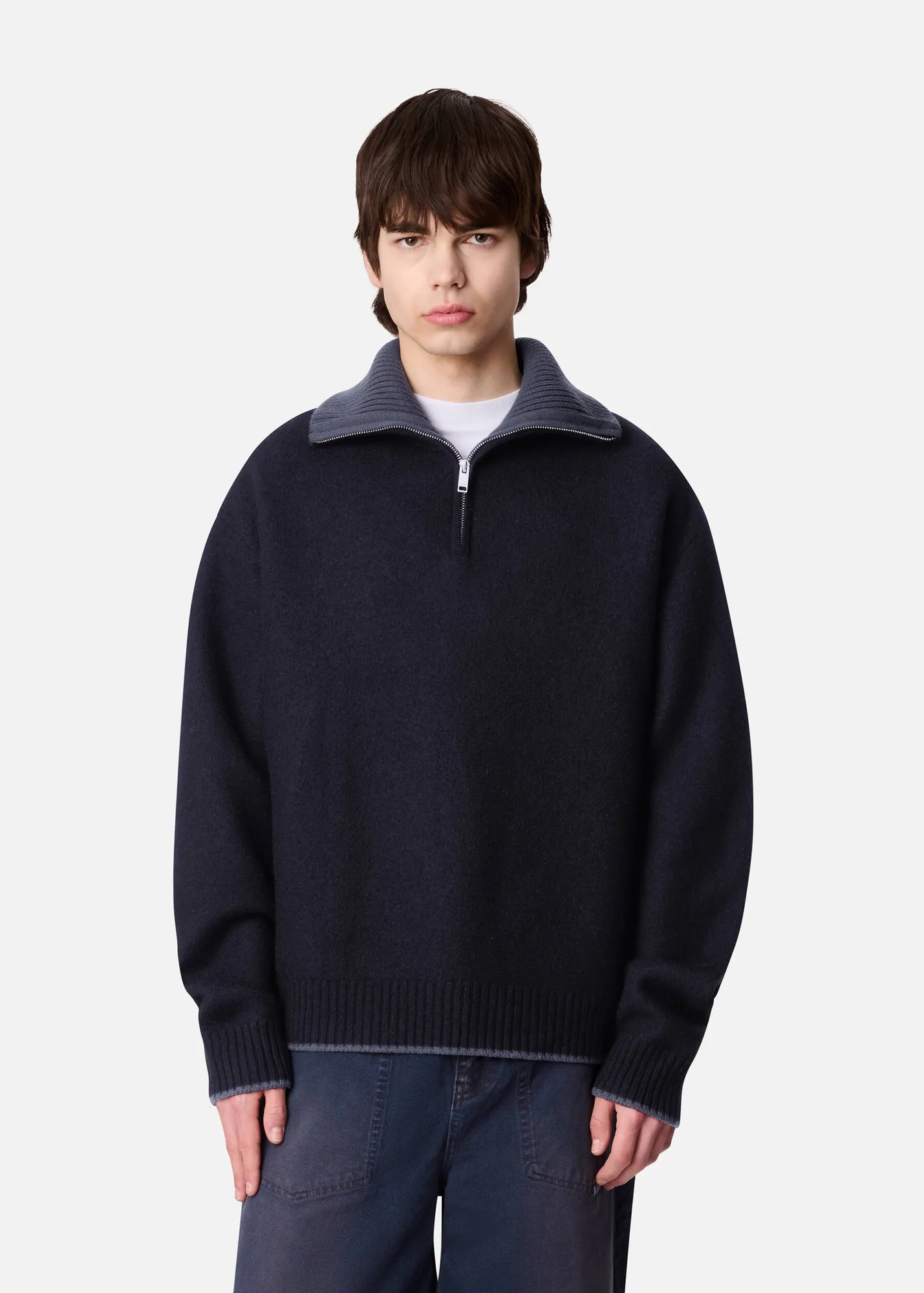 Trace Half Zip Sweater