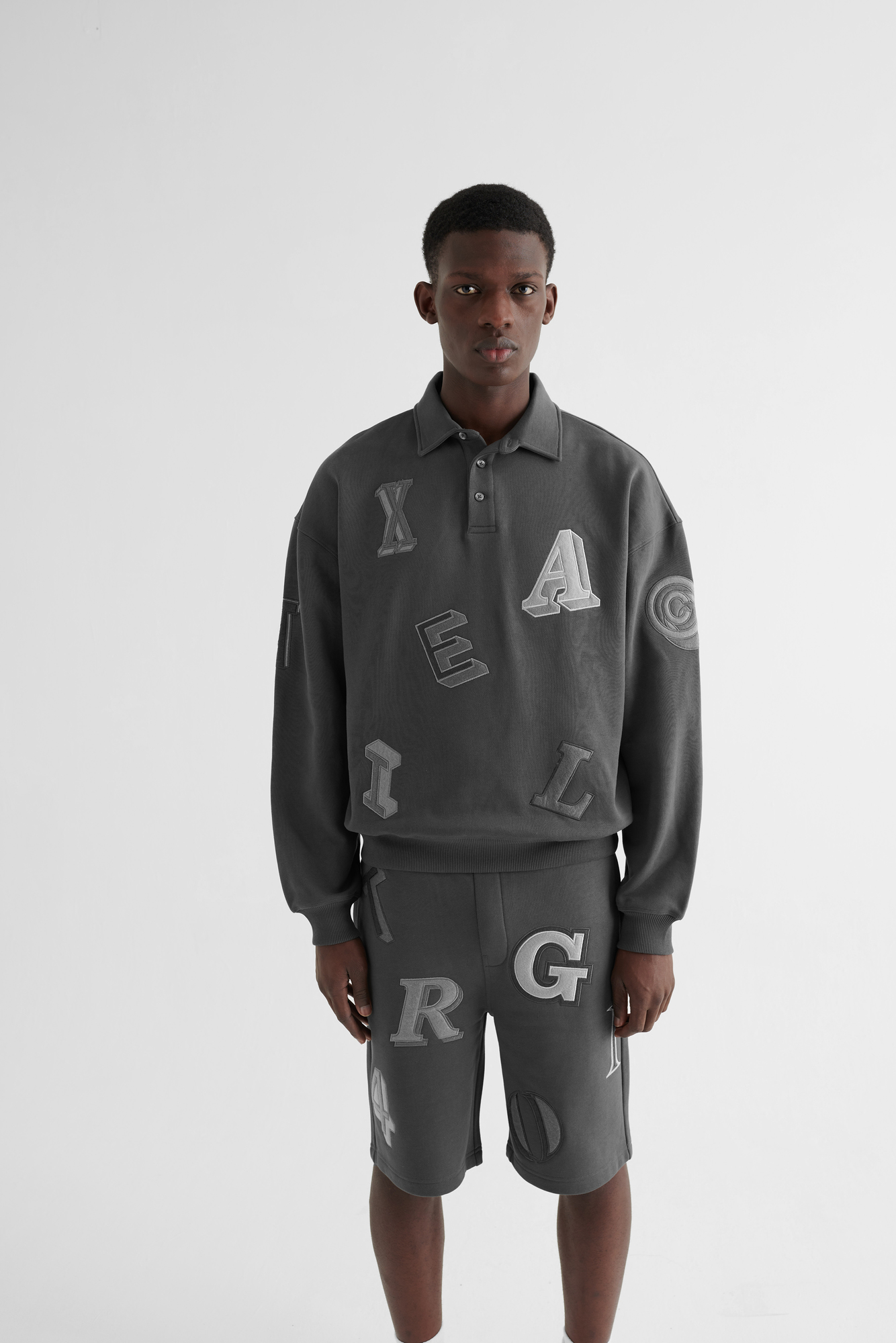 Typo Polo Sweatshirt
