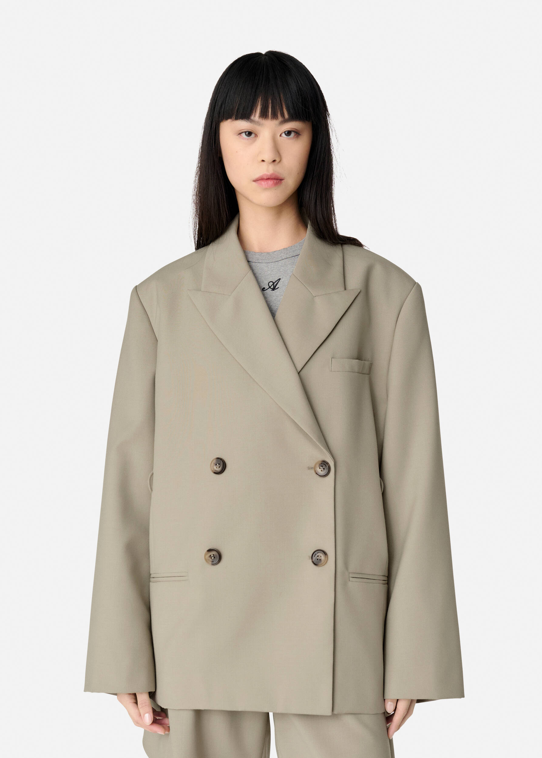 【関税込み】Axel Arigato ベージュ Ava ジャケット AXEL ARIGATO - Kaia Tailored Blazer