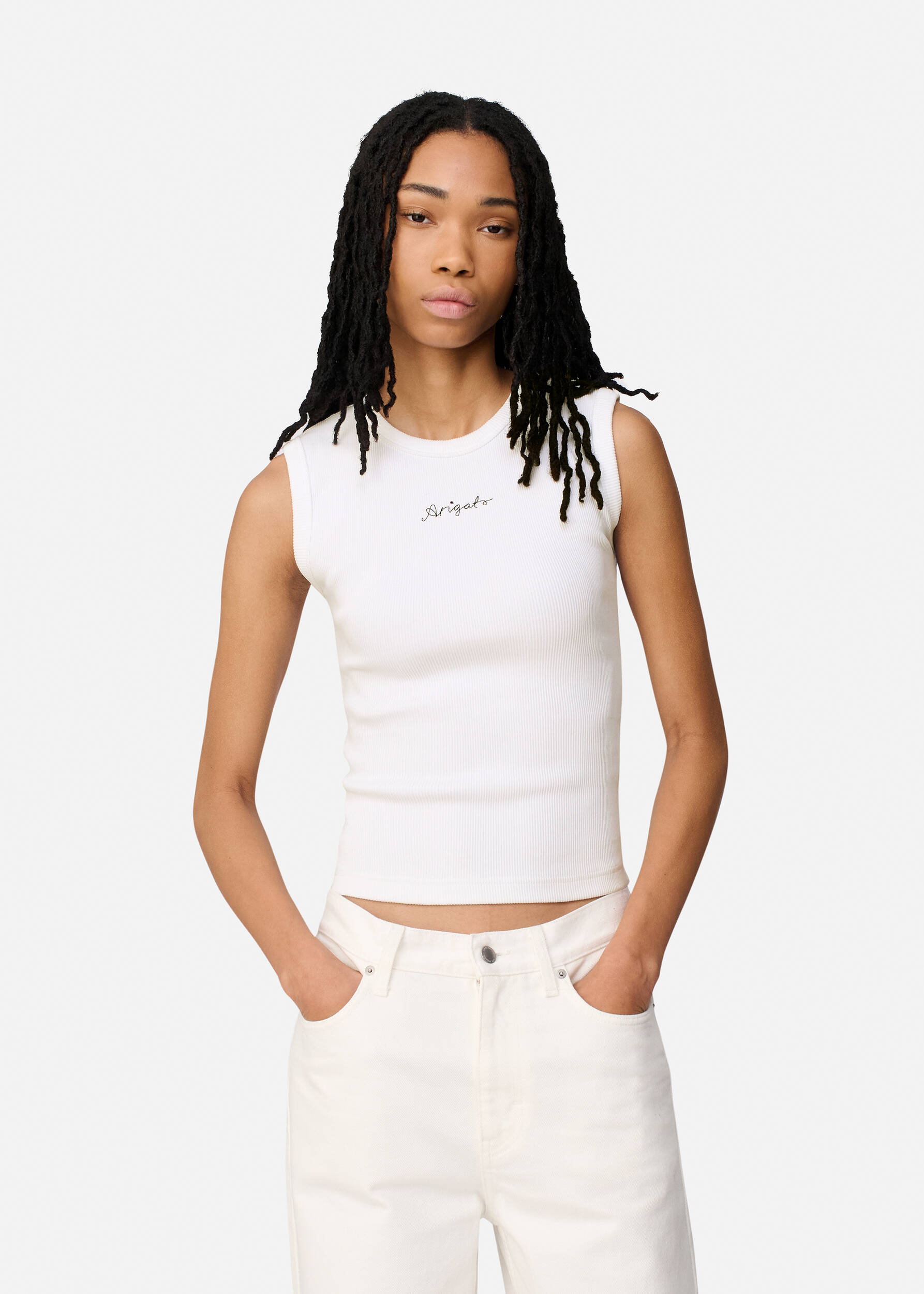 AXEL ARIGATO - Scoop Ribbed Tank
