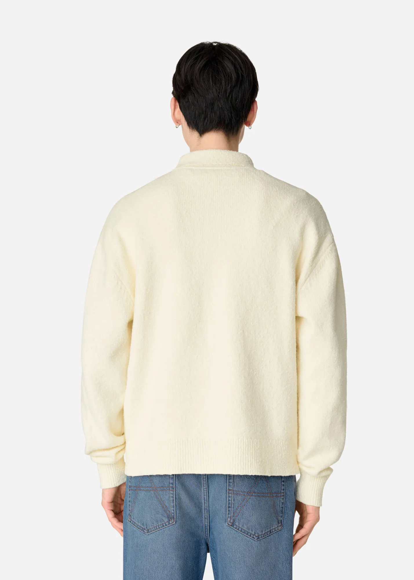 Scribble Polo Sweater