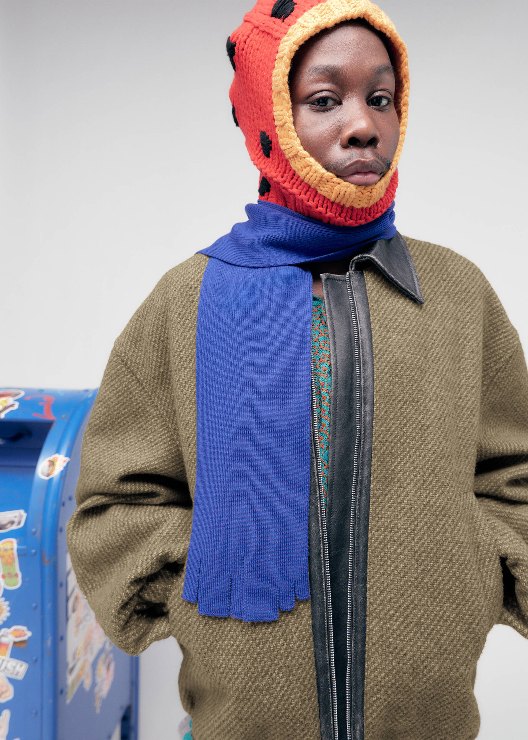【新品未使用】CA4LA x Acka scarf strow hat AXEL ARIGATO - Icon Balaclava x akaia RK