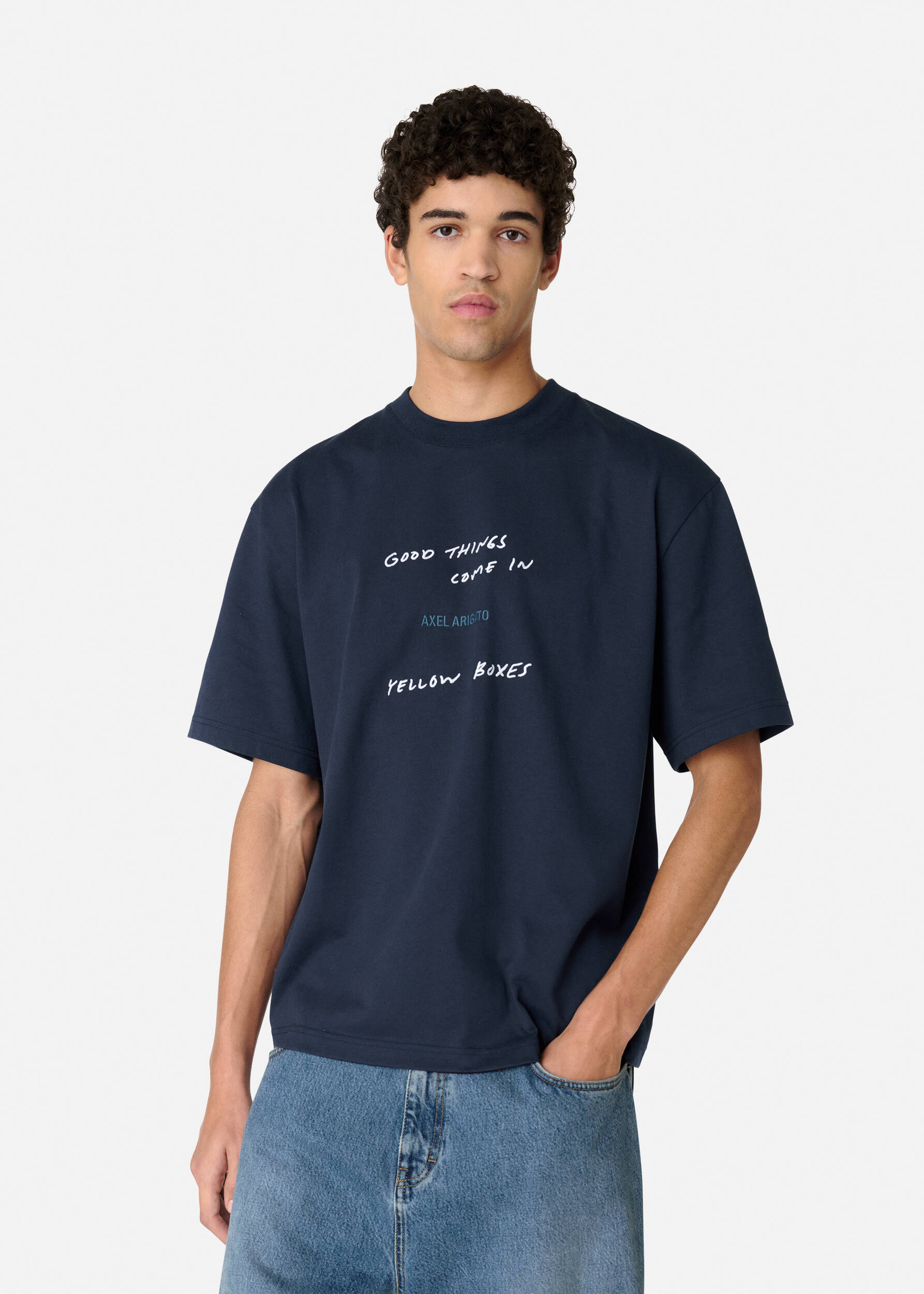 AXEL ARIGATO| (Good Things T-Shirt (A3007002 NAVY)) AXEL ARIGATO - Good Things T-Shirt
