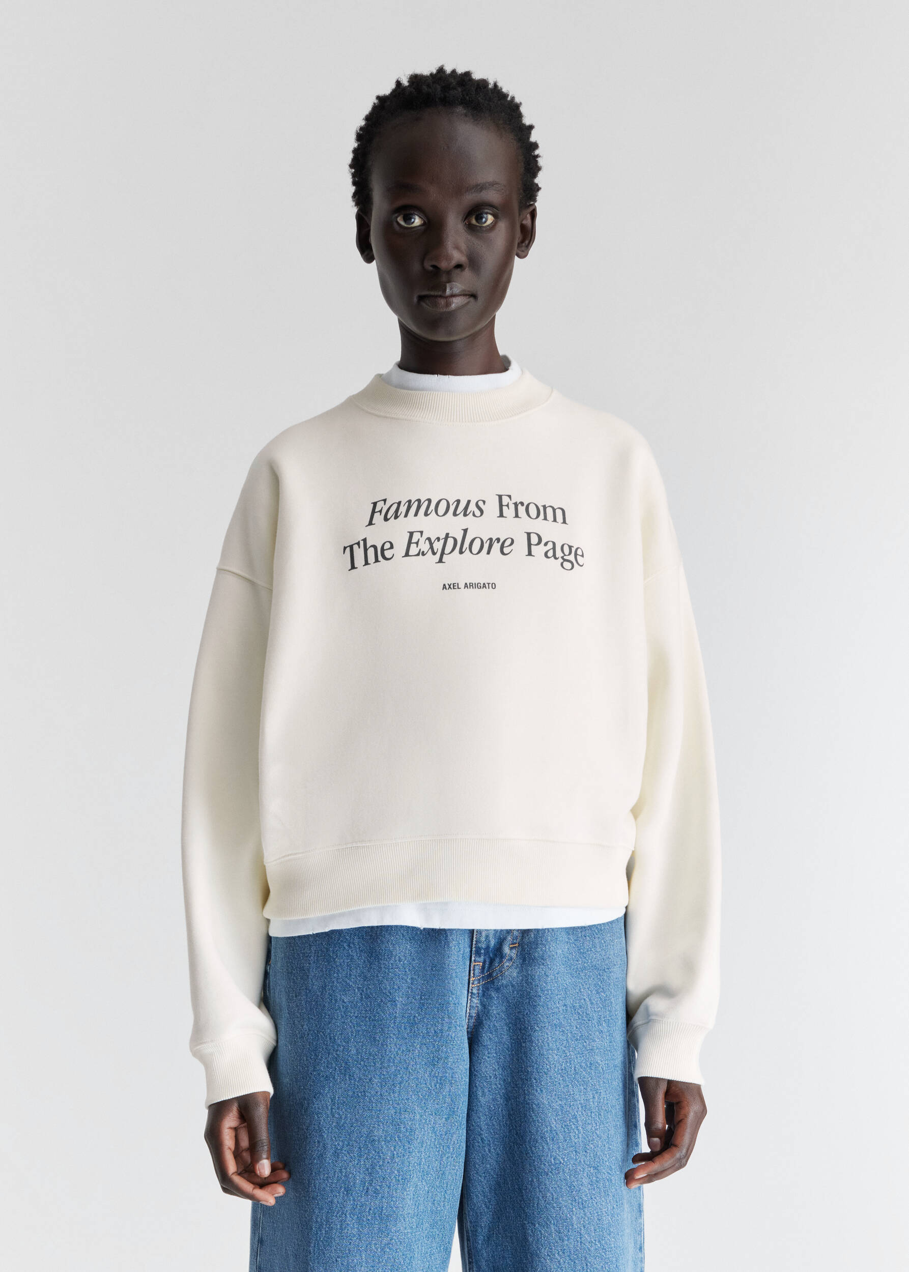 【関税込み】Axel Arigato グレー Legend スウェットシャツ Axel Arigato Paris Sweatshirt | Apparel » Buy online now!