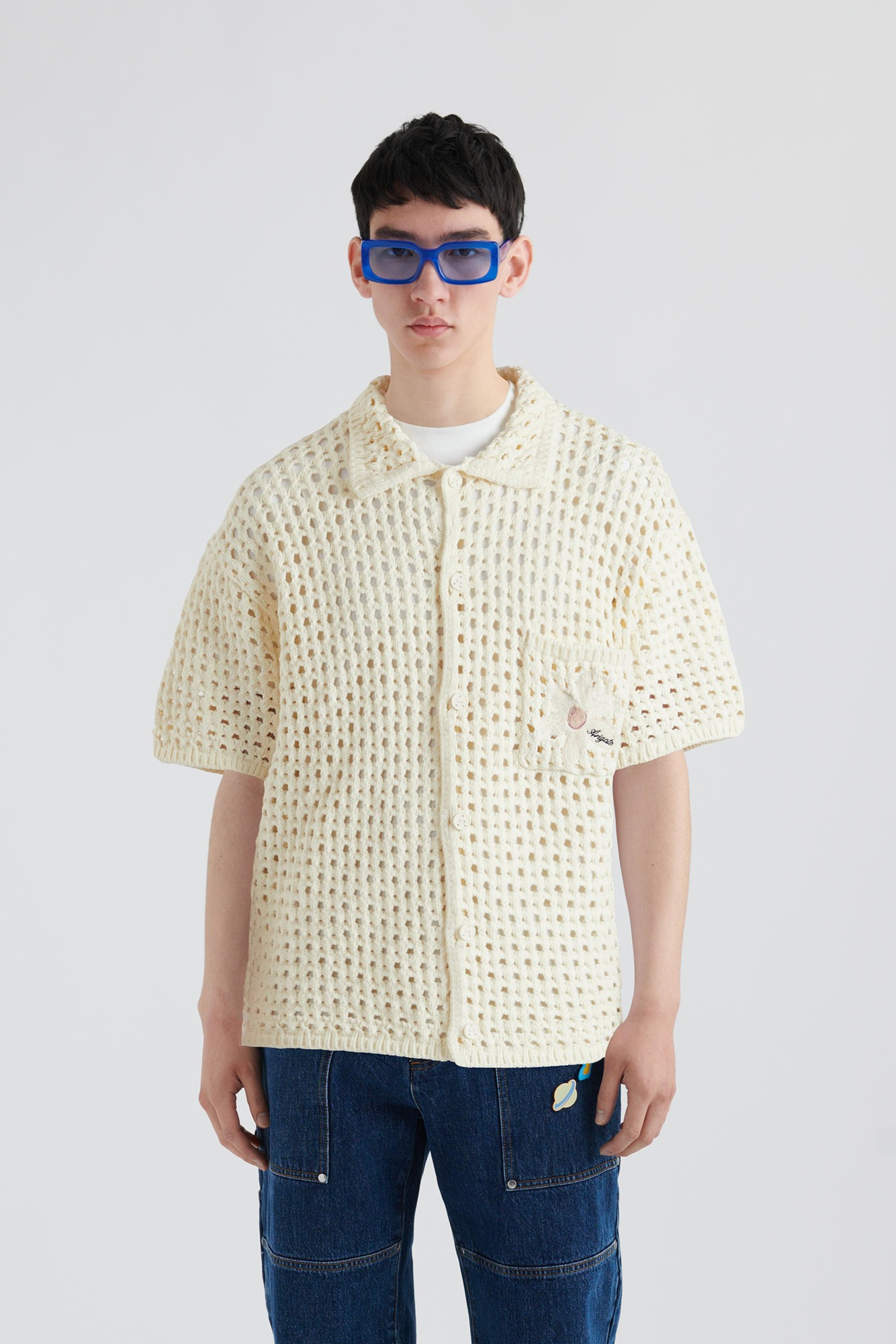 Franco Mesh Knit Shirt