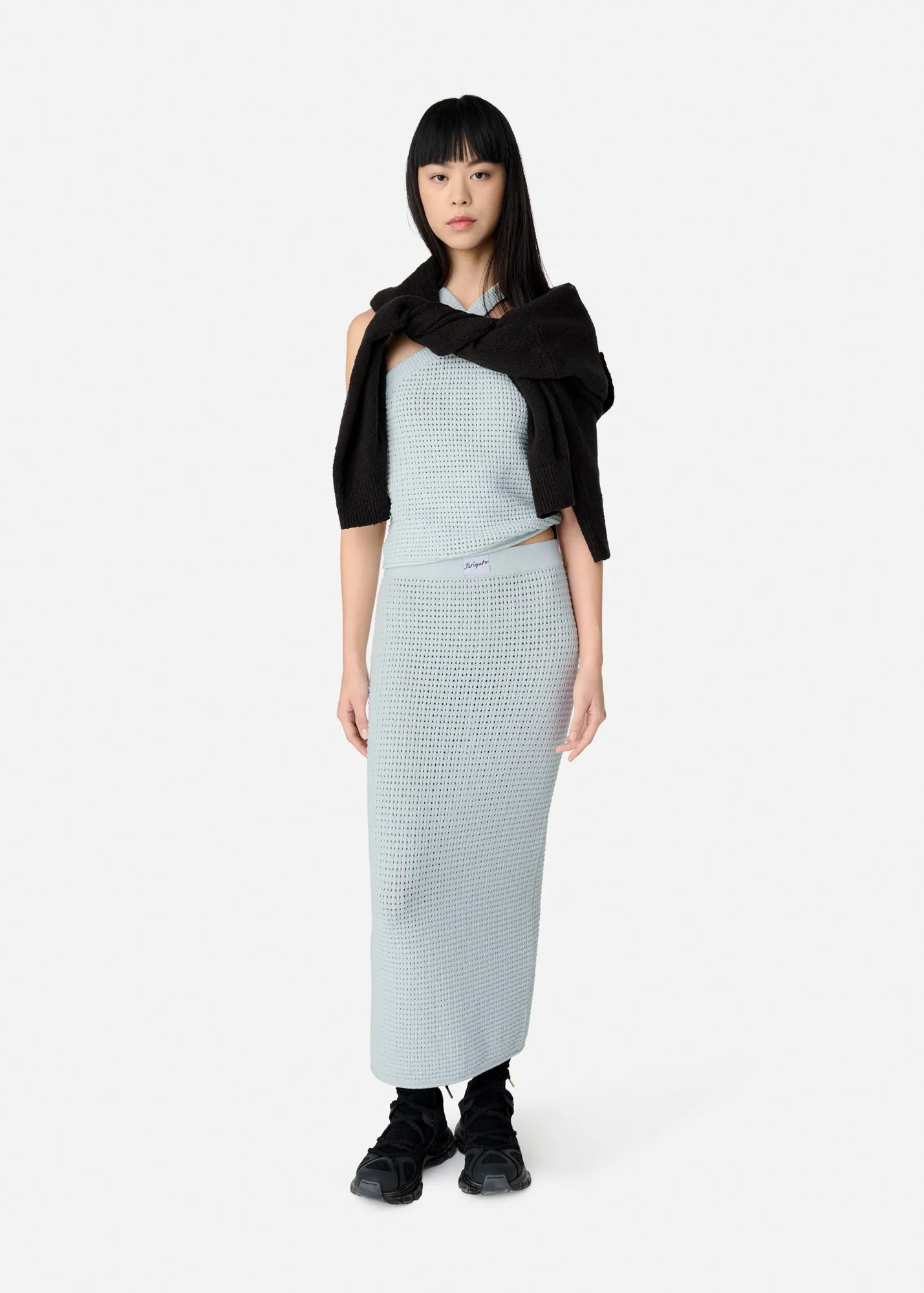 Column Crochet Skirt