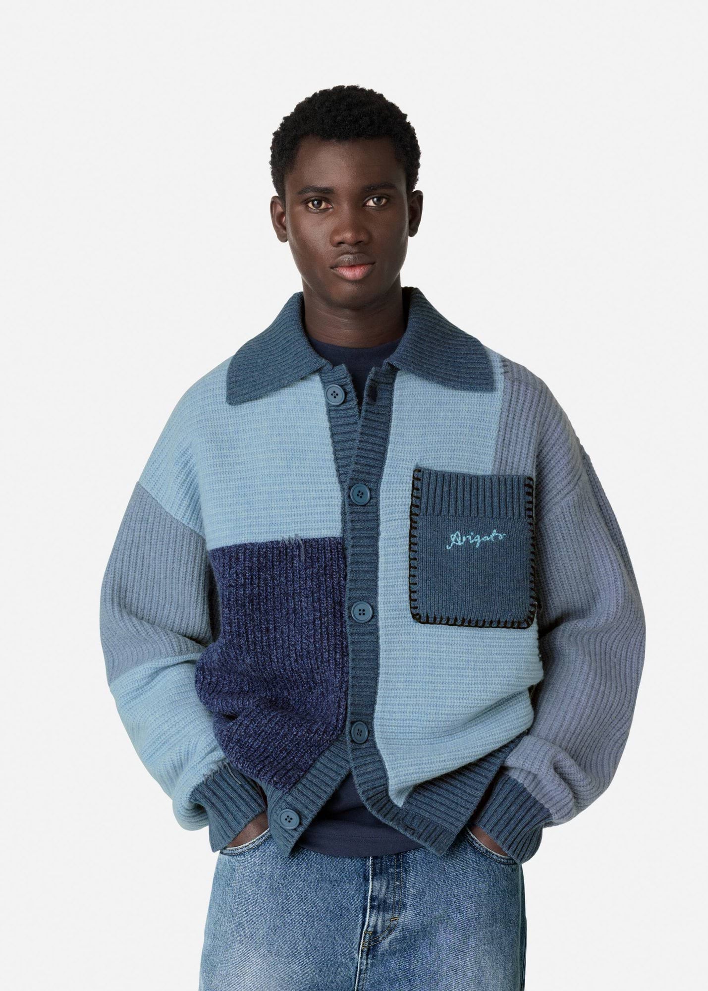 Franco Patch Cardigan