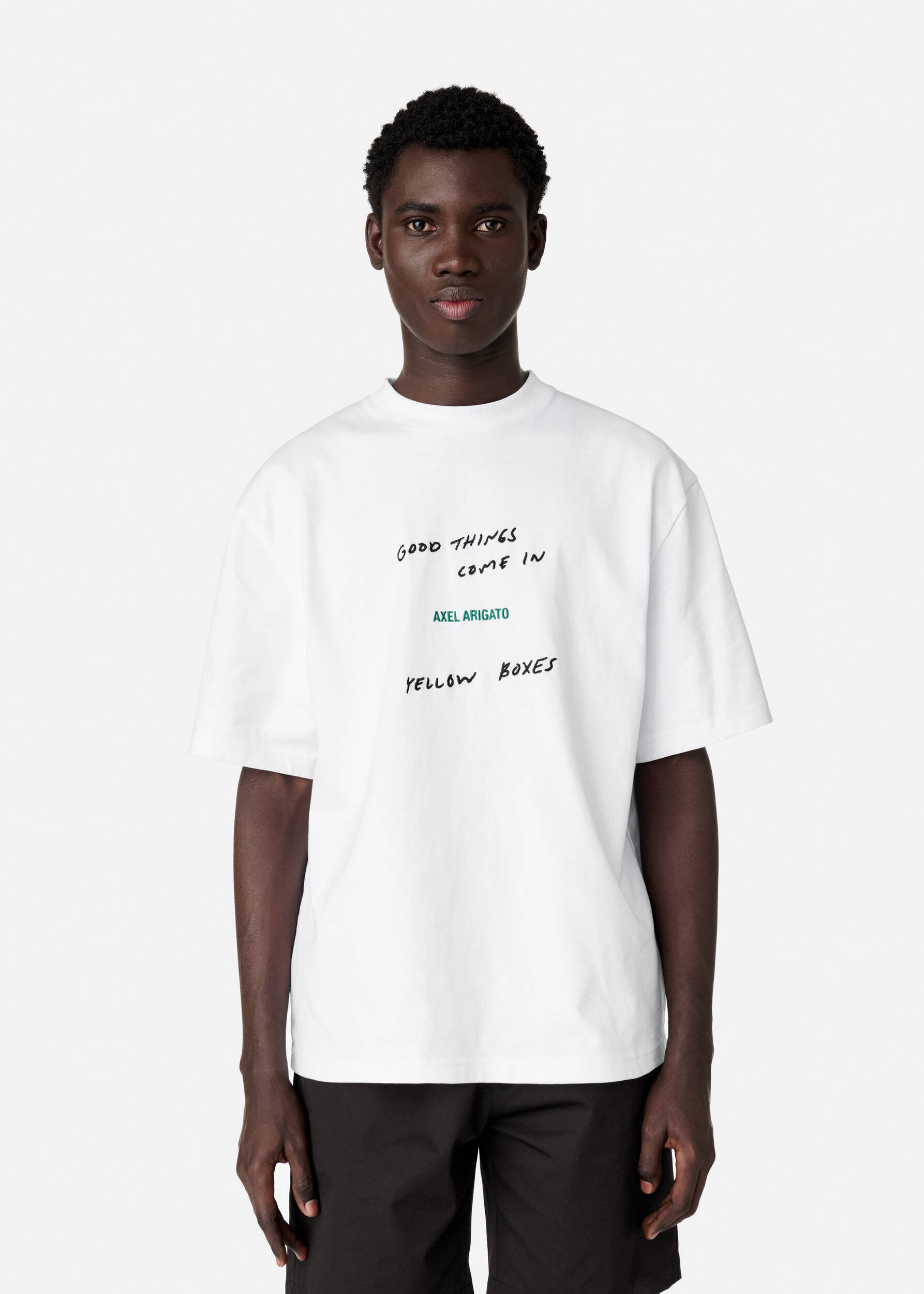【関税込み】Axel Arigato ホワイト 'Good Things' Tシャツ AXEL ARIGATO - Good Things T-Shirt