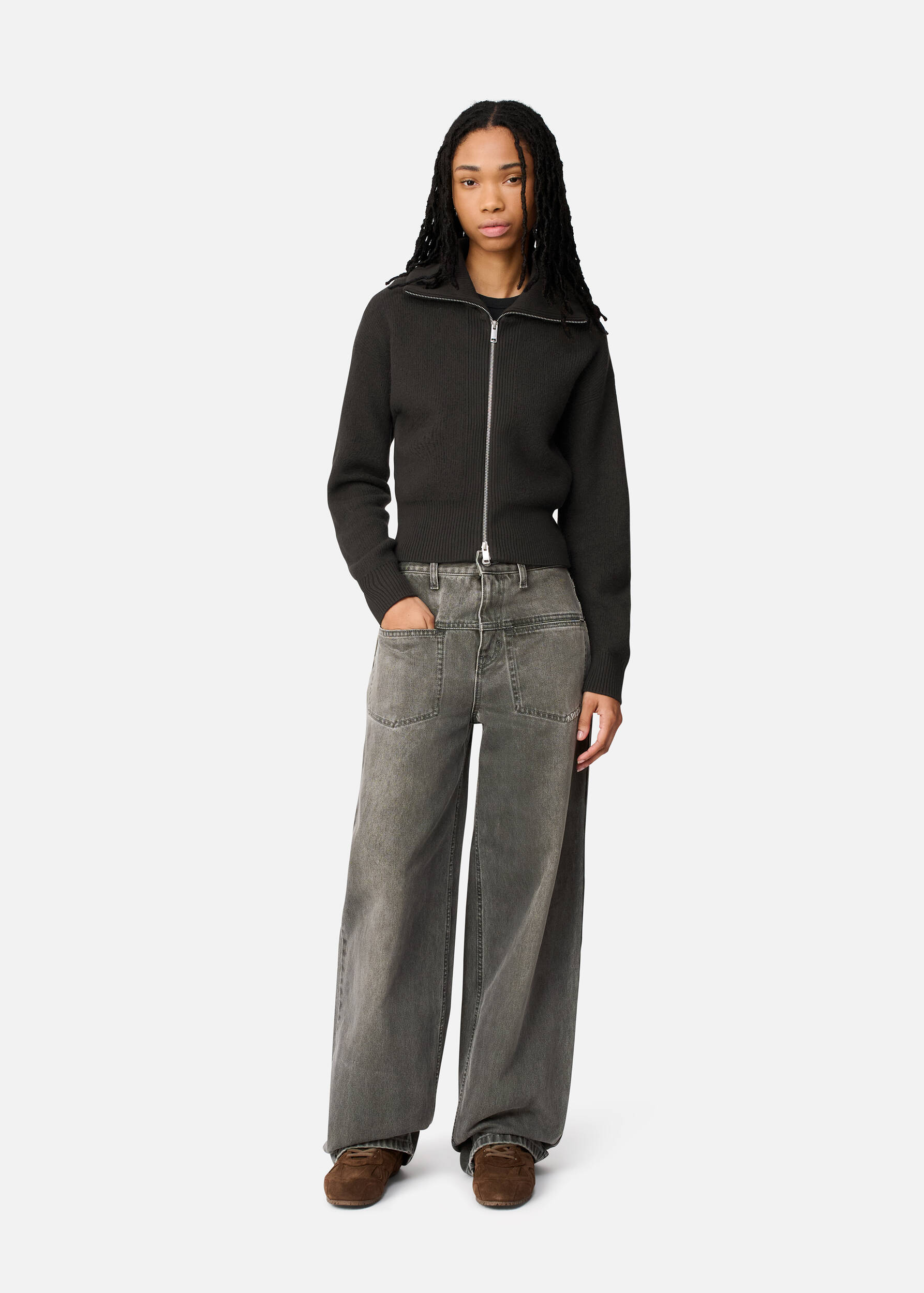 AXEL ARIGATO - Verve Zip-Up Cardigan