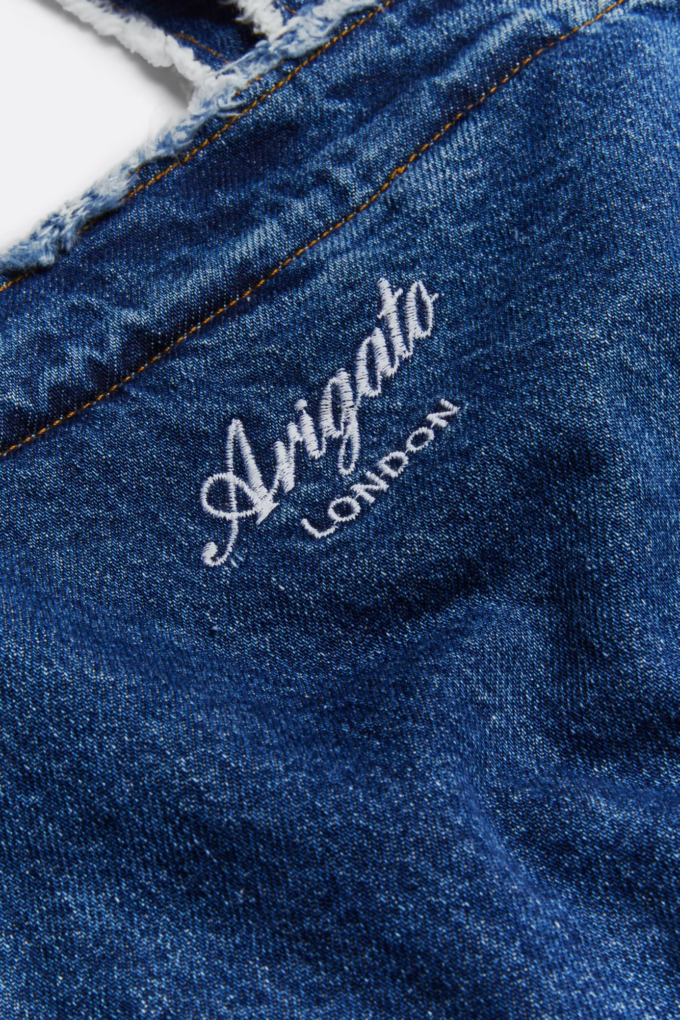 Dune Frayed A Denim Bag
