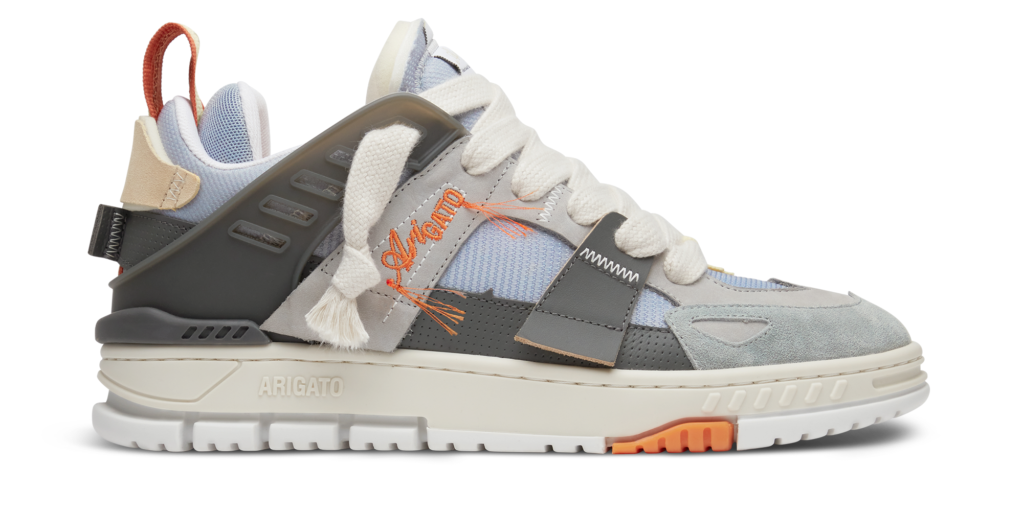 【関税込み】Axel Arigato グレー Patchwork スニーカー Axel Arigato Area Patchwork Sneakers | Grey | FARFETCH